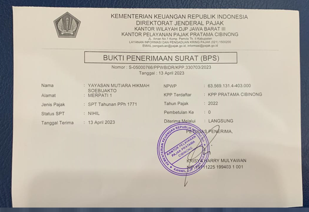 Alhamdulillah SSPT 2022 Sudah